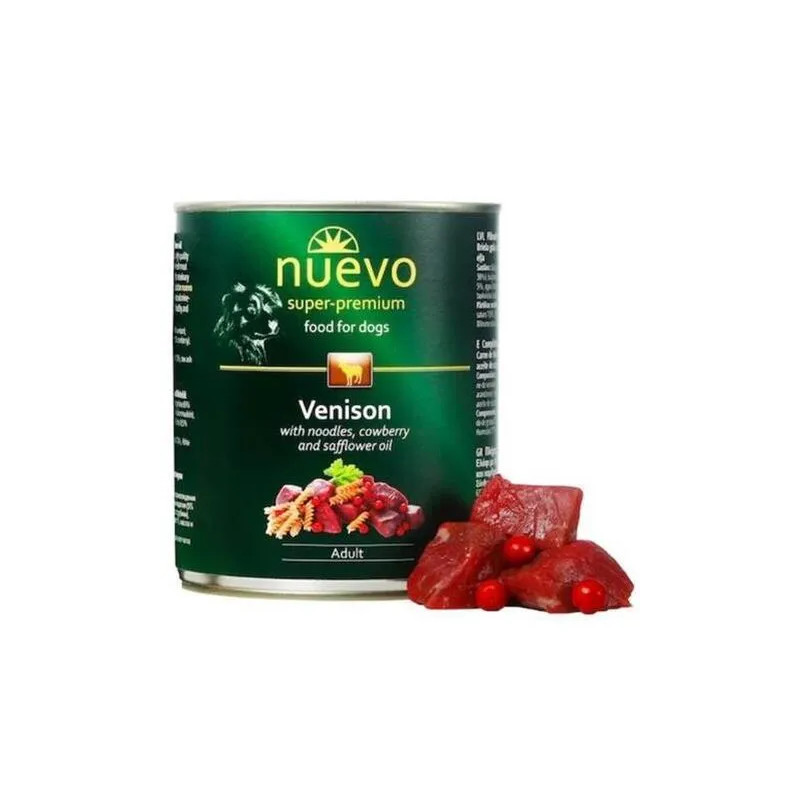 NUEVO dog Adult Venison Menue 6 x 800 g konzerv