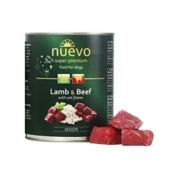 NUEVO dog Senior Lamb & Oat Flakes bal. 6 x 400 g konzerv