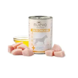 NUEVO dog Sensitive 100% Chicken 6 x 400 g konzerv