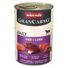 Animonda GRANCARNO® kutya felnőtt marha és bárány csomag 6 x 400g konzerv