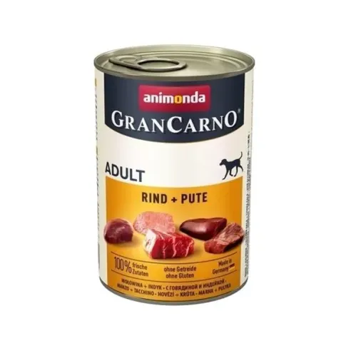 Animonda GRANCARNO® dog adult hovädzie a morka bal. 6 x 400g konzerva