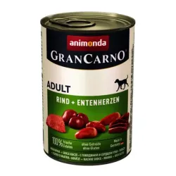 Animonda GRANCARNO® kutya felnőtt marha és kacsaszív csomag 6 x 400g konzerv