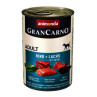 Animonda GRANCARNO® kutya felnőtt marha, lazac, spenót csomag 6 x 400g konzerv