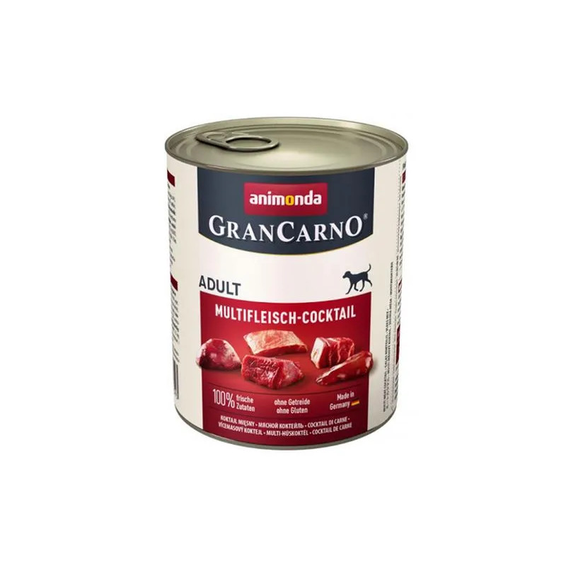 Animonda GRANCARNO® kutya felnőtt többhúsos koktél csom. 6 x 800g konzerv