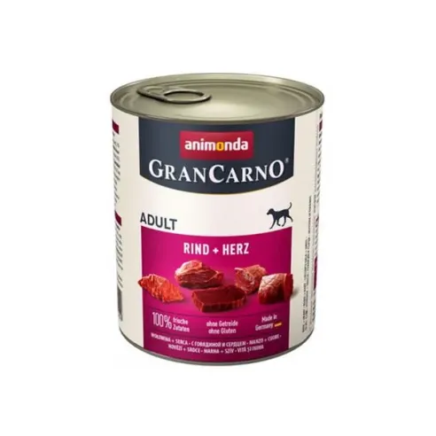Animonda GRANCARNO® kutya adult marhahús és szívek csomag 6 x 800g konzerv