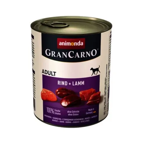 Animonda GRANCARNO® kutya felnőtt marha és bárány csomagolás 6 x 800g konzerv