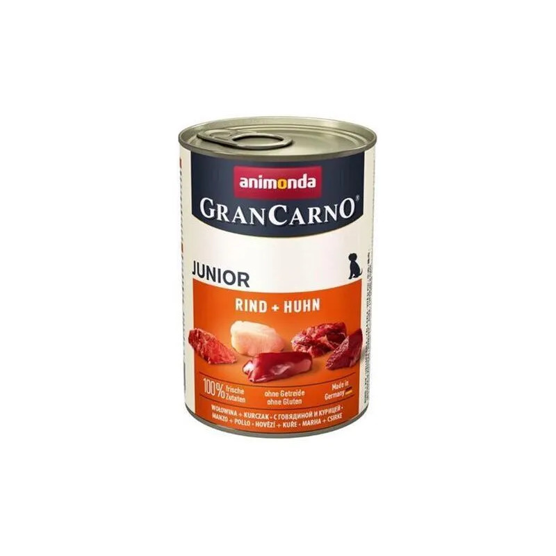 Animonda GRANCARNO® kutya junior marha és csirke csomag 6 x 400g konzerv