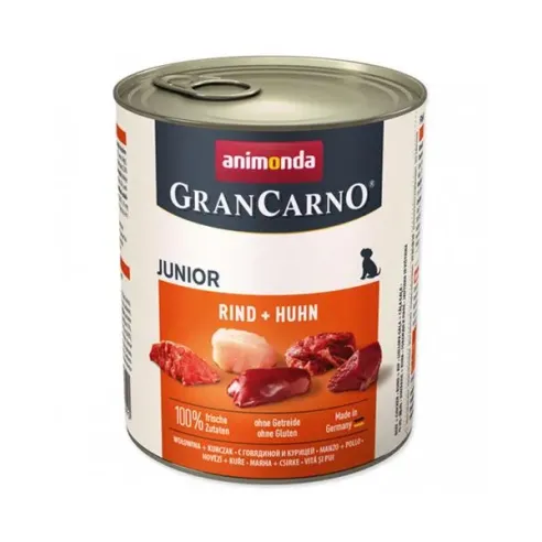 Animonda GRANCARNO® kutya junior marha és csirke csomag 6 x 800g konzerv