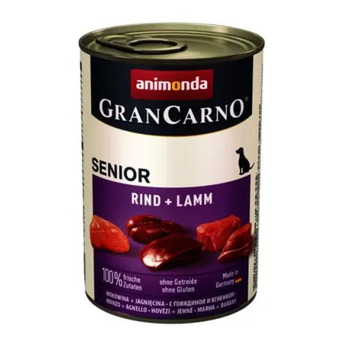 Animonda GRANCARNO® kutya senior marha és bárány csomag 6 x 400g konzerv