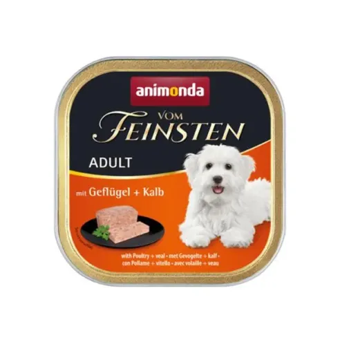 Animonda Vom Feinsten dog ADULT baromfi és borjú csomag 11 x 150 g