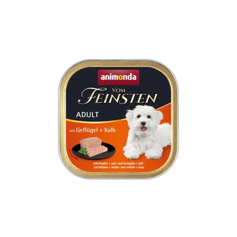 Animonda Vom Feinsten dog ADULT baromfi és borjú csomag 11 x 150 g