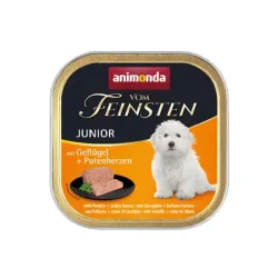 Animonda Vom Feinsten kutya KÖLYÖK csirke és pulyka szívek, csom. 11 x 150 g