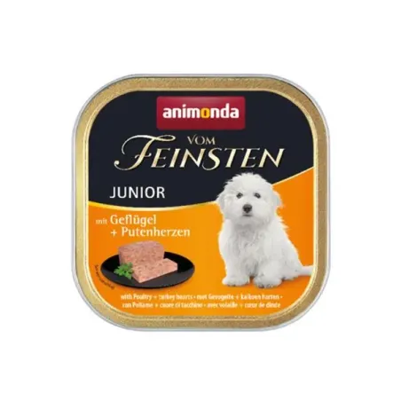 Animonda Vom Feinsten kutya KÖLYÖK csirke és pulyka szívek, csom. 11 x 150 g