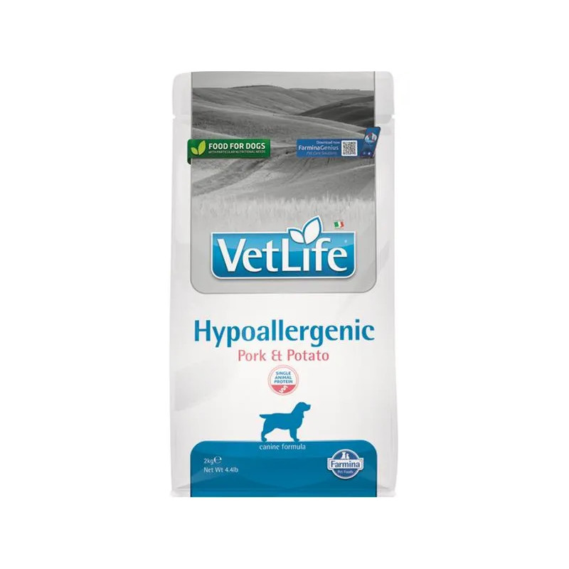 Farmina Vet Life kutya hipoallergén, sertés & burgonya 2 kg