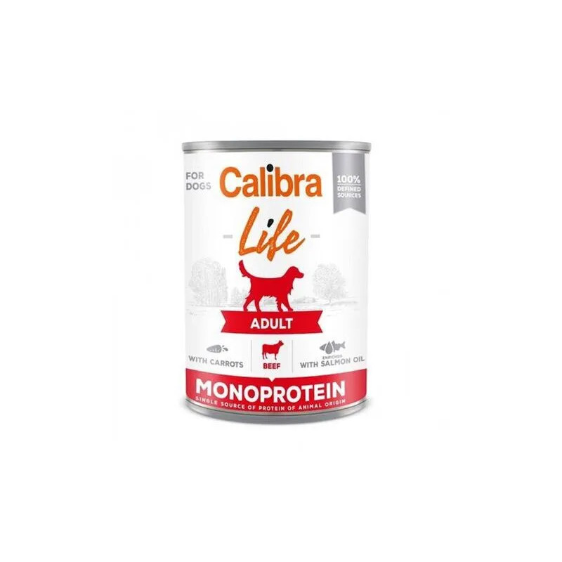 Calibra KONZERV Kutyáknak Adult Life Marha & Sárgarépa 6 x 400g