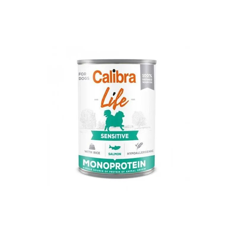 Calibra KONZERV Kutyáknak Adult Life Sensitive Lazac & Rizs 6 x 400g