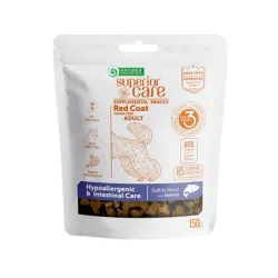 Natures P Superior Care Red Dog Hipoallergén & Bélrendszer-támogató gabonamentes lazac jutalomfalat 150 g