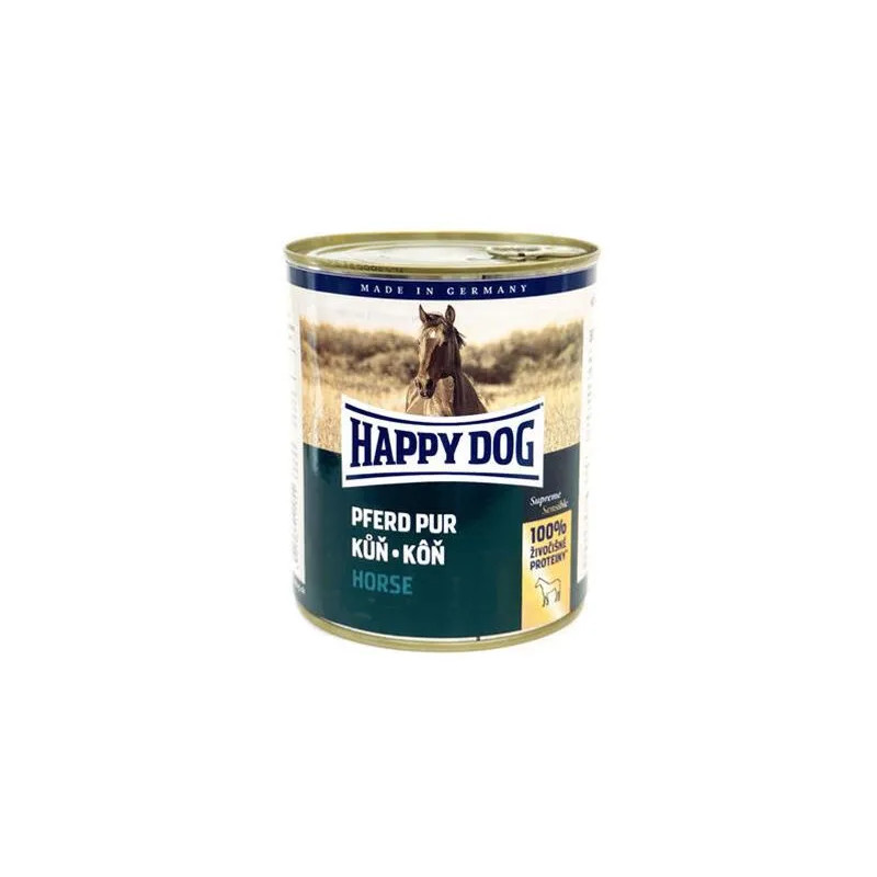 Happy Dog PREMIUM - Fleisch Pur - lóhús konzerv 800 g