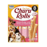 Jutalomfalatok Inaba Churu Rolls kutyának Csirkével és lazaccal 8 x 8 db 768 g