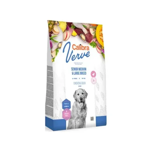 Calibra Dog Verve GF Senior Medium &  Large Chicken & Duck 12 kg