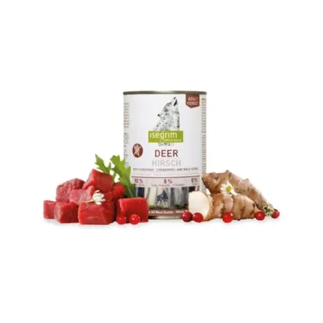 ISEGRIM dog Adult Deer with Sunchoke, Cowberries & Wild Herbs bal. 6 x 400 g konzerva