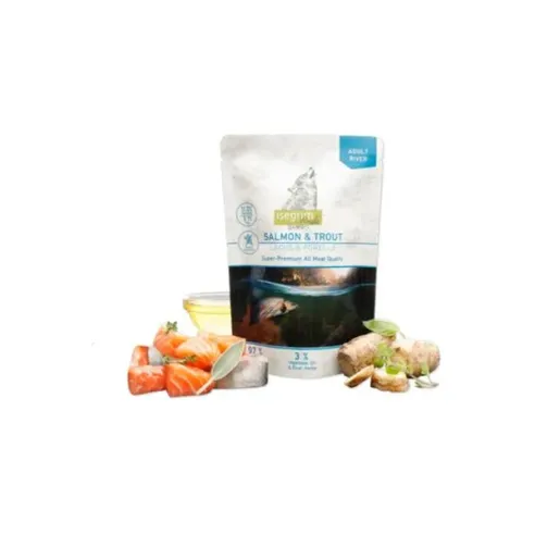 ISEGRIM kutya Adult Isegrim Roots, Lazac & Pisztráng bal. 7 x 410 g tasakok