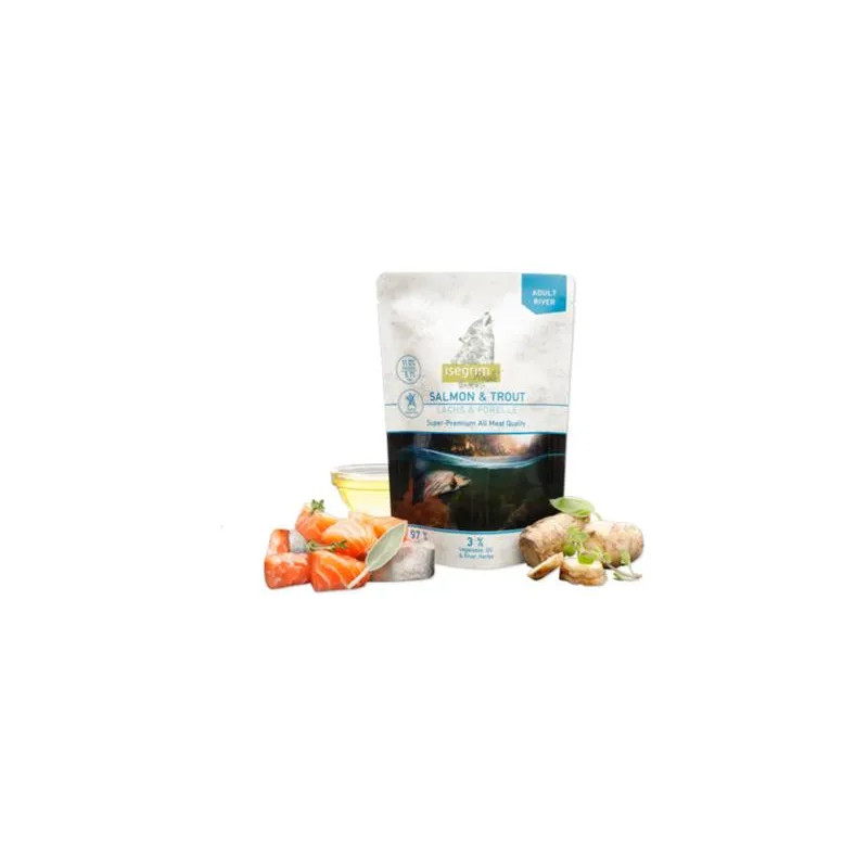 ISEGRIM kutya Adult Isegrim Roots, Lazac & Pisztráng bal. 7 x 410 g tasakok