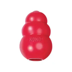 Játék Kong Dog Classic Gránát piros, natúr gumi, XXL 38 kg felett