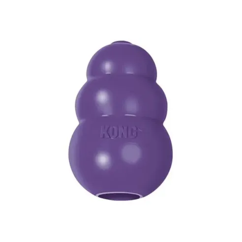 Kong Dog Senior játék gránát, lila, természetes gumi, S 9 kg-ig