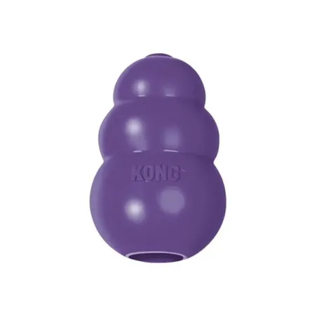 Kong Dog Senior játék gránát alakú, lila, természetes gumi, M 7-16 kg
