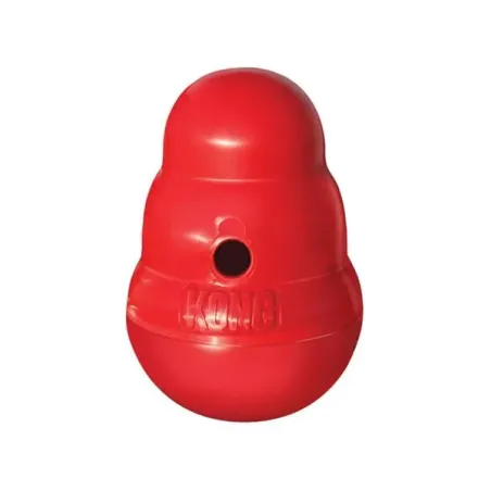 Kong Dog Wobbler játék, tölthető, piros, műanyag, S