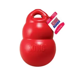 Kong Dog Bounzer gránát apportírozó játék fogantyúval, piros, gumi, L