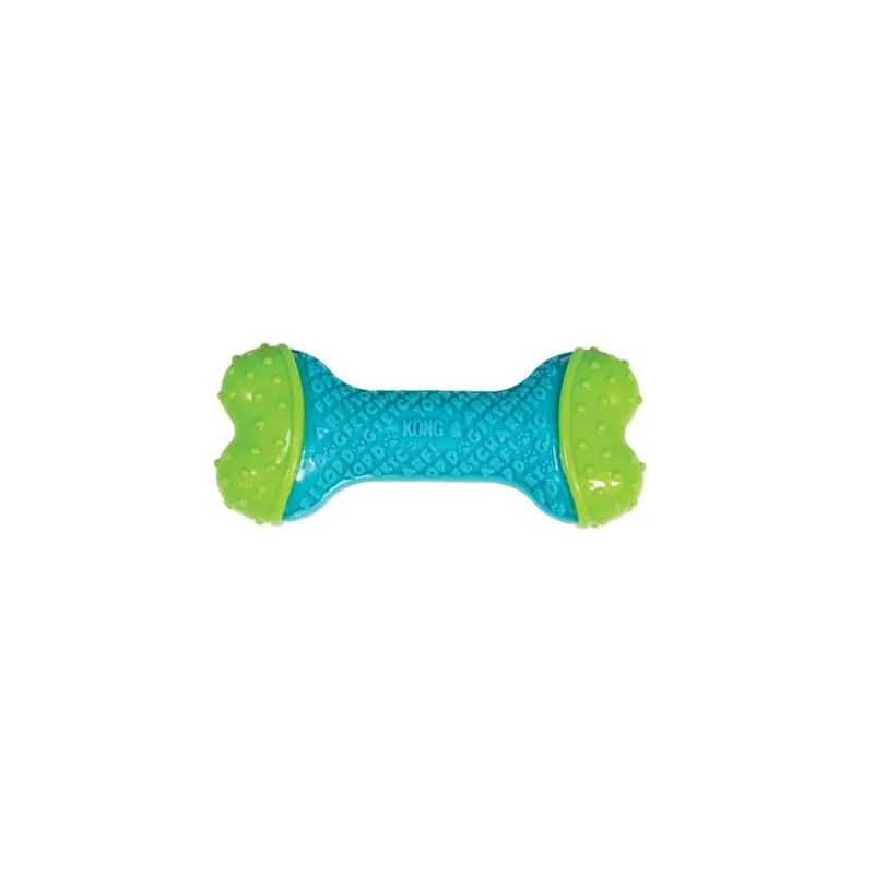 Kong Dog Corestrength csont, zöld-kék, gumi, M/L