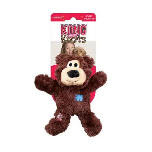 Játék Kong Dog Wild Knots Húzható Játék Mackó sípolóval, poliészter, S/M