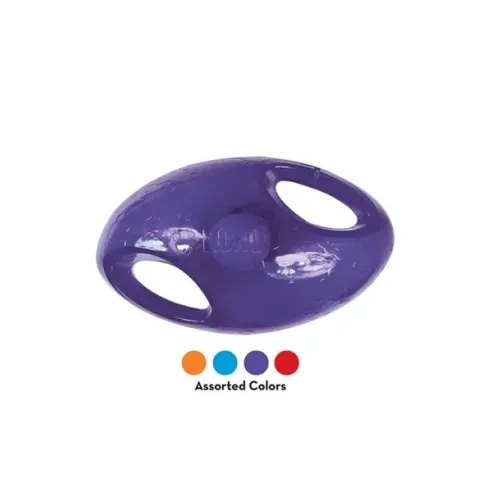 Kong Dog Jumbler Labda focilabda sípolóval, hőre lágyuló gumi, M/L