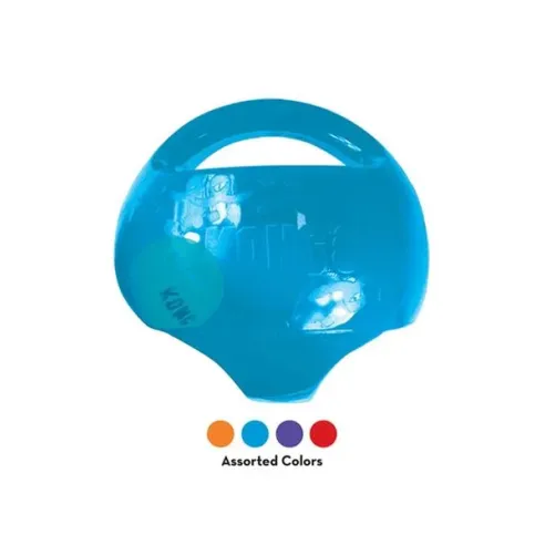 KONG Jumbler játék labda sípolóval, hőre lágyuló gumiból, M/L