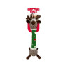 Játék Kong Dog Holiday Shaker Luvs Reindeer sípolóval, poliészter, M