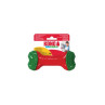 Kong Dog Holiday Holiday CoreStrength csont, zöld-piros, gumi, S/M