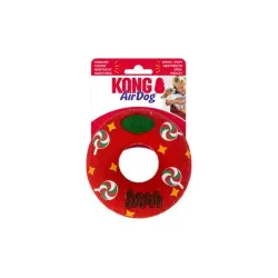 Kong Dog Holiday AirDog Squeaker Donut sípolóval, vulkanizált gumi, M