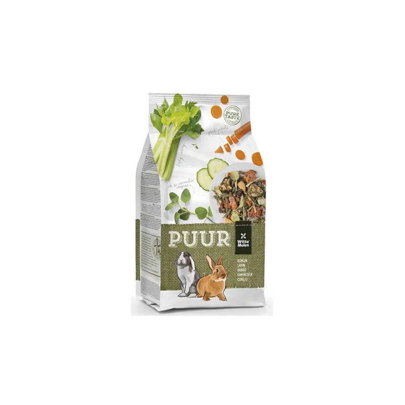PUUR nyúl - gourmet müzli nyulaknak 2 kg + bell pepper & brokkoli rúd ajándékba (a csomagban található)