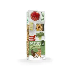 PUUR pauze Sticks bell pepper & broccoli - ízletes rudak nyulaknak és rágcsálóknak 110 g