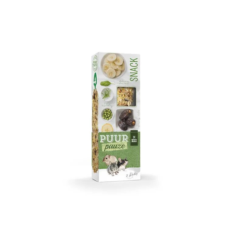 PUUR pauze Sticks banán & datolya - finom rudak nyulaknak és rágcsálóknak 110 g
