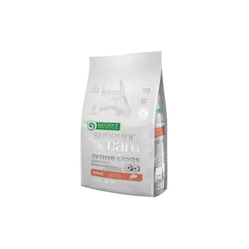 Natures P Superior care white dog GF adult lazac small&mini 1,5 kg