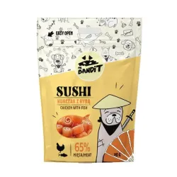 Mr. Bandit sushi csirke & hal 80g jutalomfalat