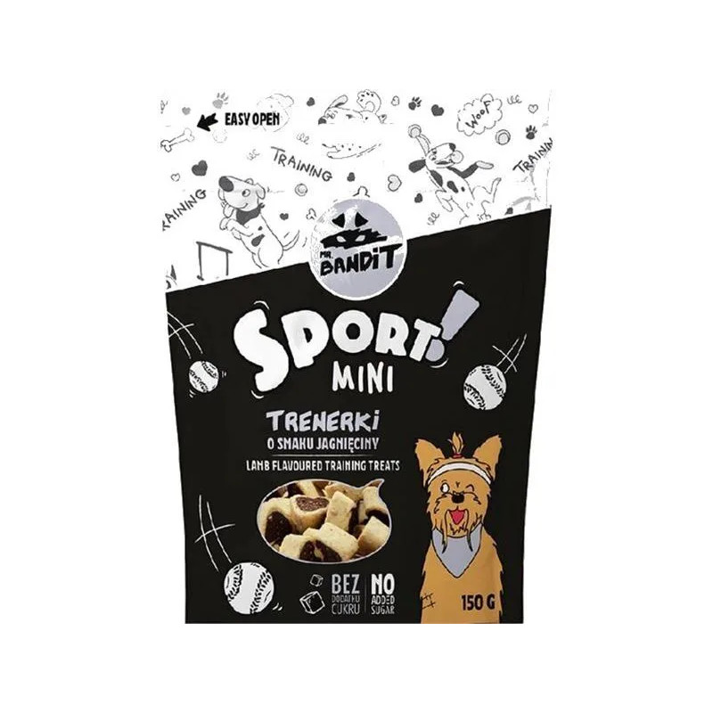 Mr. Bandit sport mini bárány ízesítésű tréning jutalomfalatok 150g