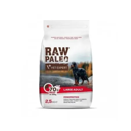 VetExpert Raw Paleo adult large beef 2,5 kg