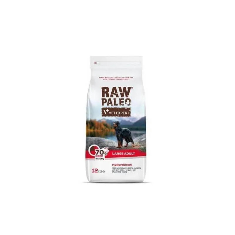 VetExpert Raw Paleo adult large marhahús 12 kg