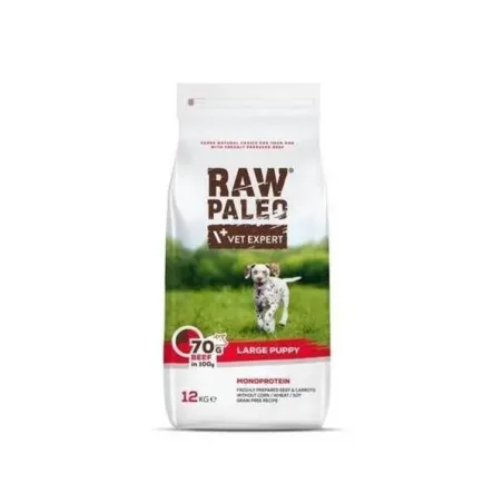 VetExpert Raw Paleo puppy large beef 12 kg