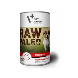 VetExpert Raw Paleo Puppy marhahús konzerv 400 g
