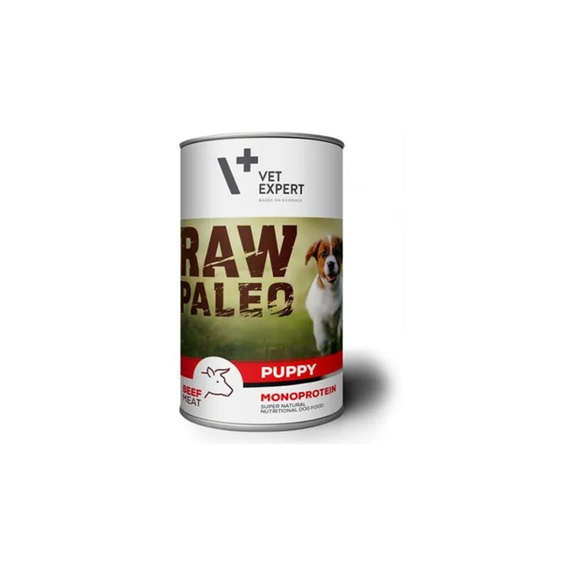 VetExpert Raw Paleo Puppy marhahús konzerv 400 g
